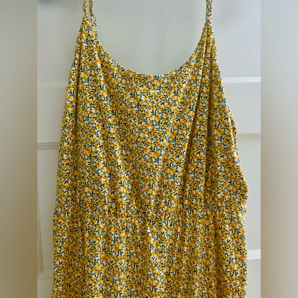 Old Navy Yellow Floral Summer Dress